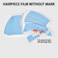 36Pc/Lot Blue Fixed Double Tape Wig Adhesive Extended Hair Tape Waterproof for Toupee Lace Wig Film with Slitting Line. 