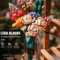 Malaysia Stock Bouquet Flowers Building Blocks DIY Toys Valentine's Day Gift Construction Flower Decoration. 