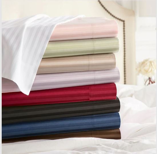 2 pcs Egyptian Cotton Pillow Cases 20"x30" premium Quality