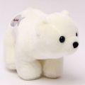 Polar Bear Plush Play 25cm Cute White And Brown with Cute Soft Stuffed Animal Plush Bear Doll Kids Birthday Gift. 