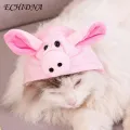 Comfortable Pet Hat Adorable Plush Pig Shape Pet Hat Winter Warm Headwear for Dogs Cats Adjustable Comfortable Cute Costume for Pet Supplies. 