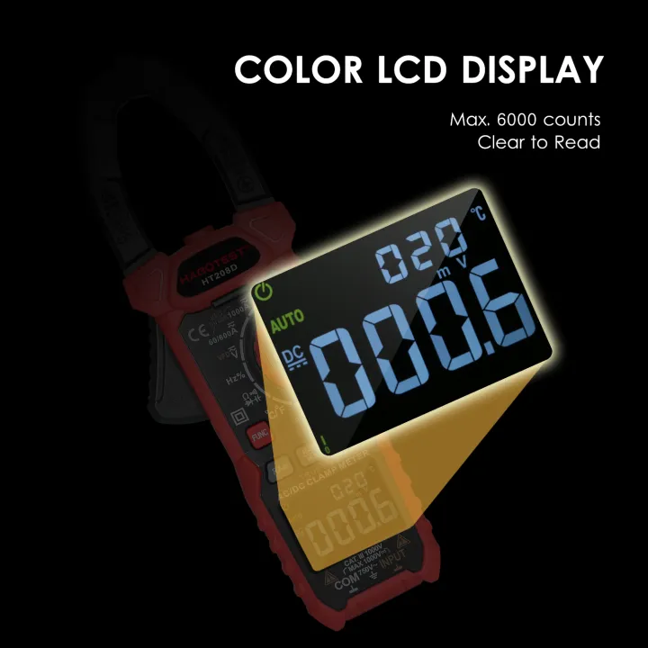 AC/DC%20Digital%20Clamp%20Meter%20True-RMS%20Multimeter%20Anto-Ranging%20Multi%20Tester%20Current%20Clamp%20Amp%20Volt%20Ohm%20Diode%20Capacitance%20Resistance%20Continuity%20NCV%20Temperature%20Duty%20Ratio%20VFD%20Tests%20-%20Image%206