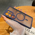 New Models Frosted MagSafe Phone Case for Samsung Galaxy S25 Ultra S24 FE Simple Matte Wireless Charging Hard PC Soft Edge Cover. 