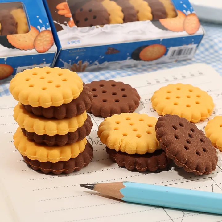 6Pcs/Box%20Stationery%20Cute%20Kawaii%20Creative%20Biscuit%20Eraser%20Cookie%20Rubber%20School%20Supplies%20Novelty%20Lovely%20Cake%20Eraser%20-%20Image%202