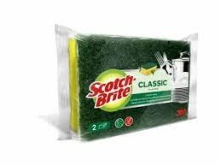 Éponge grattante en cellulose Scotch-Brite® Classic, 2 par lot | 3M Éponge grattante en cellulose Scotch-Brite® Classic, 2 par lot | 3M