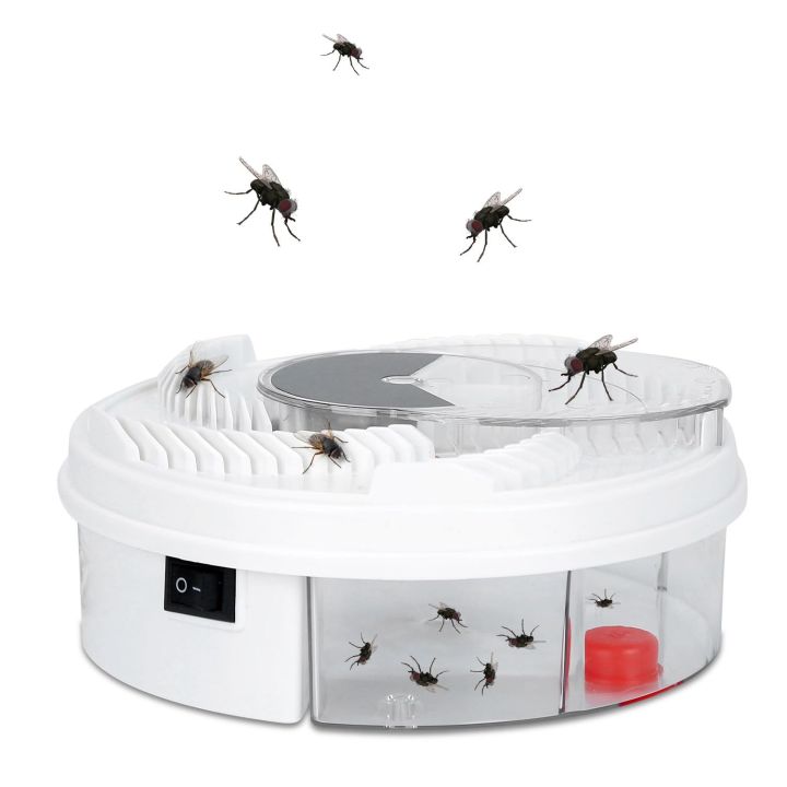Fly Stop Machine USB Powered Electric Fly Trap Automatic Fly Catcher Rotating Fly Killer ...