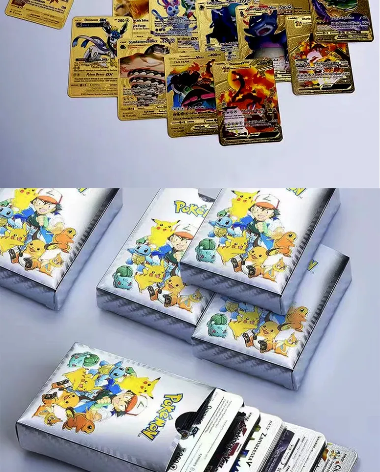 110 pcs gold pokemon cards Pokemon Card Mewtwo & Mew GX - RR 052-173-SM12A-B Japan: Buy Online at Best  Price in UAE main image 1