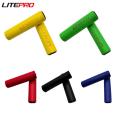 Litepro Folding Silicone Rubber Anti-Skid Handlebar Grip 412 Mountain Bike Shock Absorbing Sponge Handle Bar Cover. 