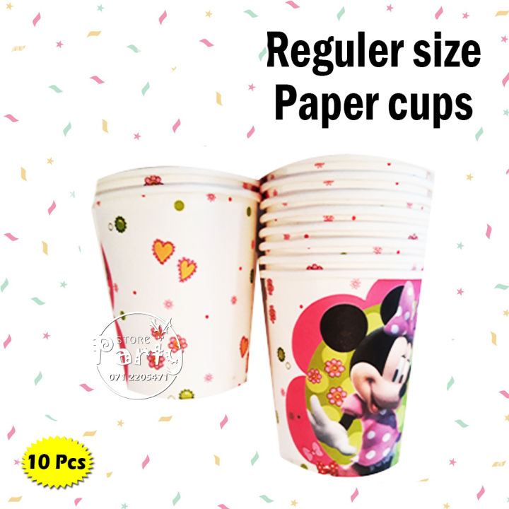 Minnie%20Mouse%20Theme%20Party%20tableware%20supplies%20Paper%20cups,%20Plates,%20Straws,%20Napkins%20-%20Image%202