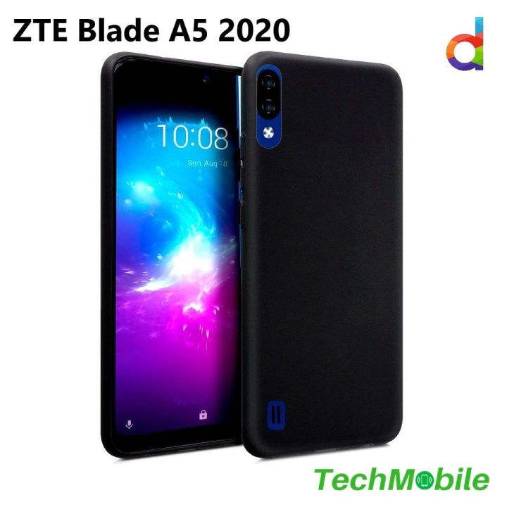 ZTE A5 2020 Soft Black Matte Back cover for ZTE A5 2020