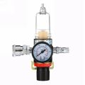 1/4 Air Compressor Filter Water Separator Trap Tools Kit With Regulator AFR-2000. 