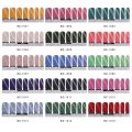 1 Sheet Nail Art Stickers Glitter Gradient UV Gel Polish Nail Wraps Strips Full Cover Nail Polish Stickers Decals Manicure Tool. 