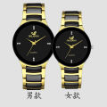 New 2024 Year Watch Business Watch Alloy Fashion Men's and Women's Watch Simple Couple's Watch Non-Machine. 