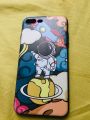 Space Astronaut painting Soft Black Phone Case For iPhone  6, 6S  Back Cover. 