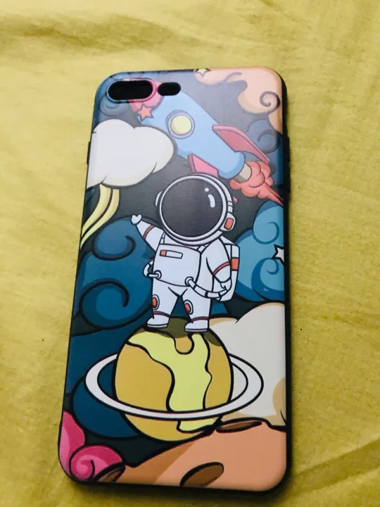 Space%20Astronaut%20painting%20Soft%20Black%20Phone%20Case%20For%20iPhone%20%206,%206S%20%20Back%20Cover%20-%20Image%203
