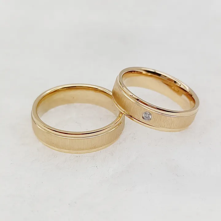 Wedding%20Rings%20Sets%20for%20Men%20and%20Women%20Handmade%20Unique%20Designer%20Matte%2024k%20Gold%20Plated%20Titanium%20Jewelry%20Lover's%20Couples%20Ring%20-%20Image%205
