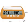 【Hot selling items 】Chess Clock, Digital Chess Timer & Game Timer, 3-In-1 Multipurpose Portable Professional Clock Yellow. 