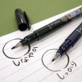 【The Quiet Page】Tombow Fudenosuke Brush Pen Soft And Hard Tip Art Marker Black Ink For Calligraphy Art Drawings Sketch Lettering Pens For School. 
