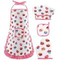 Leiyan2025 Boy Suit Children's Apron Kitchen Kids Toddler Cooking Girl Chef Kits White Hat Aprons. 