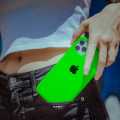 Neon Green iPhone 13 Pro Max, 13Pro,13 Luxury High Quality Silicone Case. 