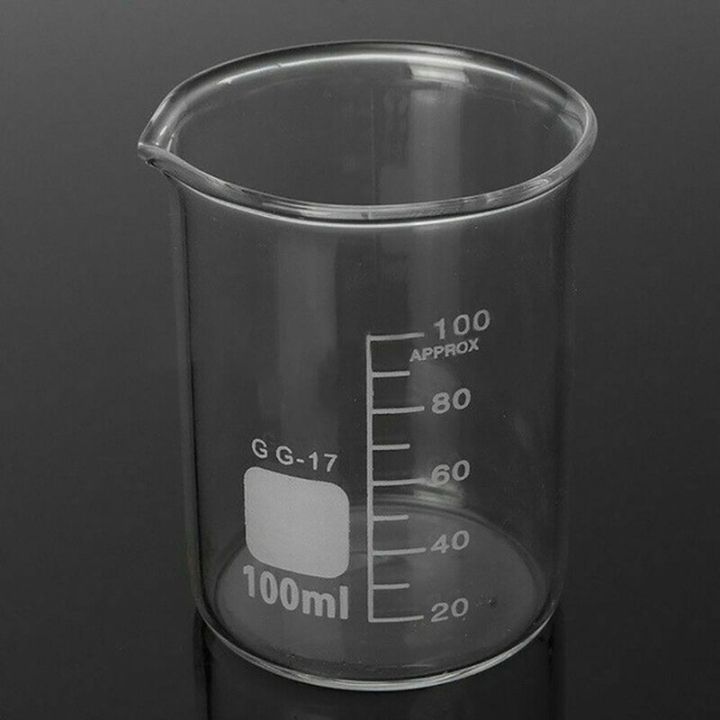 5pcs%20Glass%20Beaker%20Set%205/10/25/50/100ml%20Glass%20Laboratory%20Measuring%20Cup%20Glassware%20School%20Study%20Lab%20Educational%20Supply%20-%20Image%202