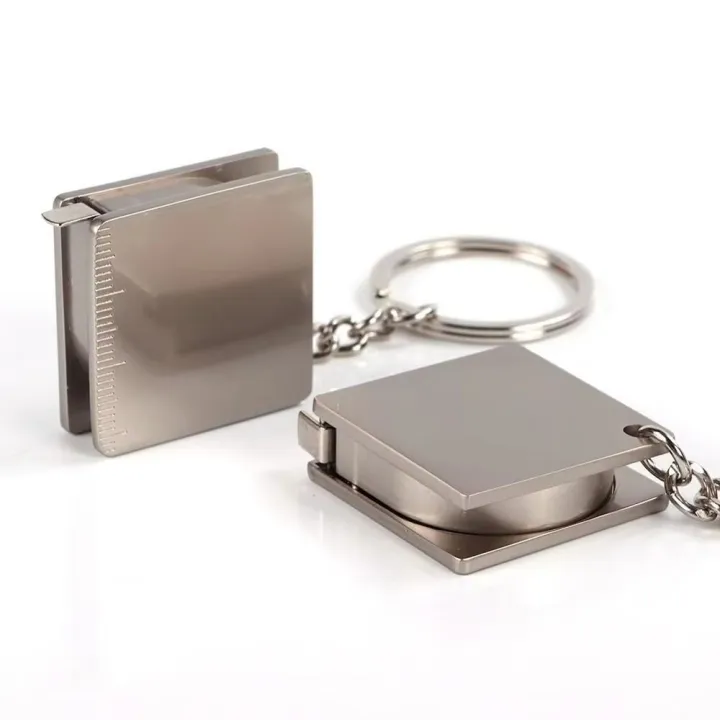 Lightweight Double Scale Tape Measure Keychain Mini Size Easy to read ...