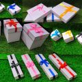White Empty Gift Box Cake Box Craft Box Packaging Box Gift boxes With Ribbon Mug Box Watch Box. 