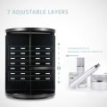 360 Rotating Makeup Organizer, DIY Adjustable Makeup Carousel Spinning Holder Storage Rack, Large Capacity Make up Caddy Shelf Cosmetics Organizer Box, Great for Countertop. 