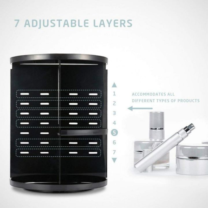 360%20Rotating%20Makeup%20Organizer,%20DIY%20Adjustable%20Makeup%20Carousel%20Spinning%20Holder%20Storage%20Rack,%20Large%20Capacity%20Make%20up%20Caddy%20Shelf%20Cosmetics%20Organizer%20Box,%20Great%20for%20Countertop%20-%20Image%203