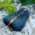 Gold Plated High Quality 03mm Bismark Bracelet. 