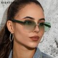 Sighttoo 2022 Fashion Rimless Sunglasses Women Brand Designer Gradient Sun Glasses Luxury Trimming Frameless Eyeglasses Ladies. 