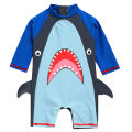 Cotton Yfashion Boy 1 o 6 Years Old Cartoon Sleeve Long suit Sun Block suit color. 