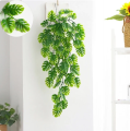 1/3pcs Simulation Plant Turtle Back Leaf Vine Green Plant Wall Hanging Artificial Flowers Home Outdoor Garden Decoration. 