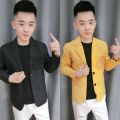 Coat Social Small Suit Solid Color Night Show Handsome Man Casual Guy Autumn Suit Thin Personality Fashionable Top. 