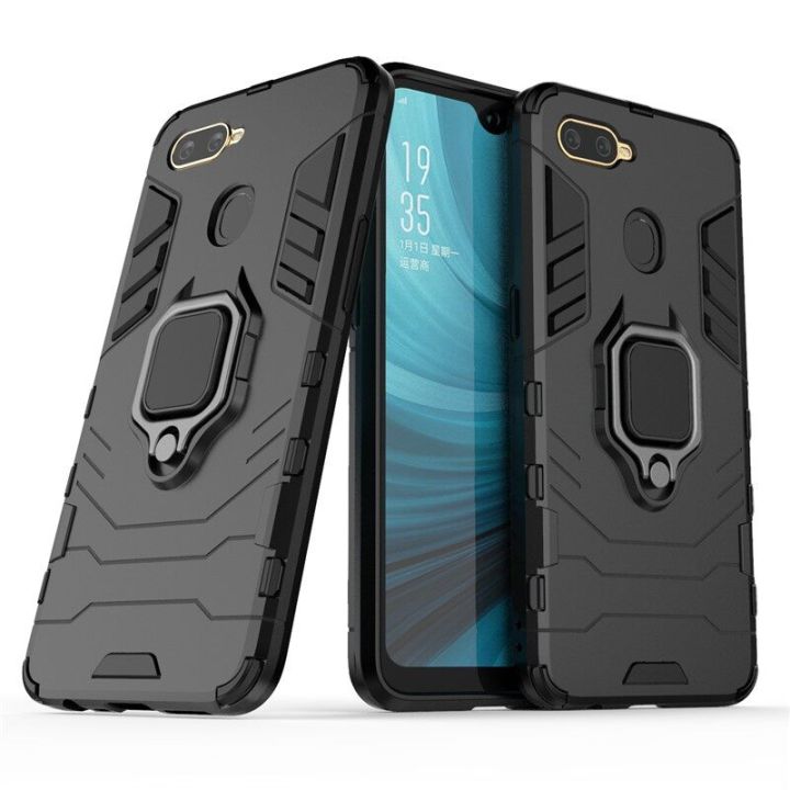 lthmy for OPPO A5S Case Silicone Hard Plastic Armor Back Phone Cover Casing Shockproof