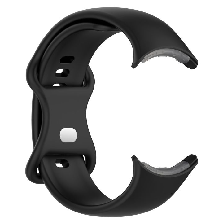 (New)%20For%20Google%20Pixel%20Watch%20Loop%20Type%20Solid%20Color%20Silicone%20Watch%20Band,%20Size:L%20-%20Image%208