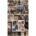 Vintage Scrapbook Supplies Pack (200 Pcs) for Art Journaling Junk Journal Planners DIY Paper Stickers (C). 