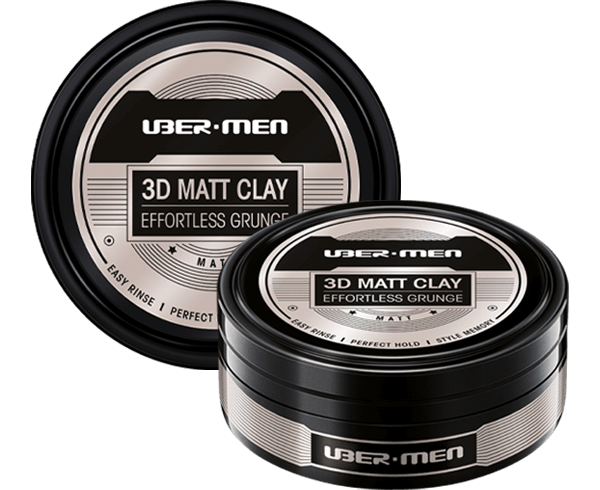 Ubermen%203D%20Matt%20Clay%20Wax%20Gel%20Smooth%20&%20Shine%20-%20Image%202