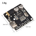 VHM-314 Bluetooth Audio Decoder Board MP3 Bluetooth Audio Module with 3.5MM Headphone Jack Audio Player Module. 