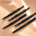 Focallure 3 Colors Eyebrow Pencil New Waterproof Easy to Wear Eye Brow Pen Natural Black Brown Gray Eye Makeup Tools. 