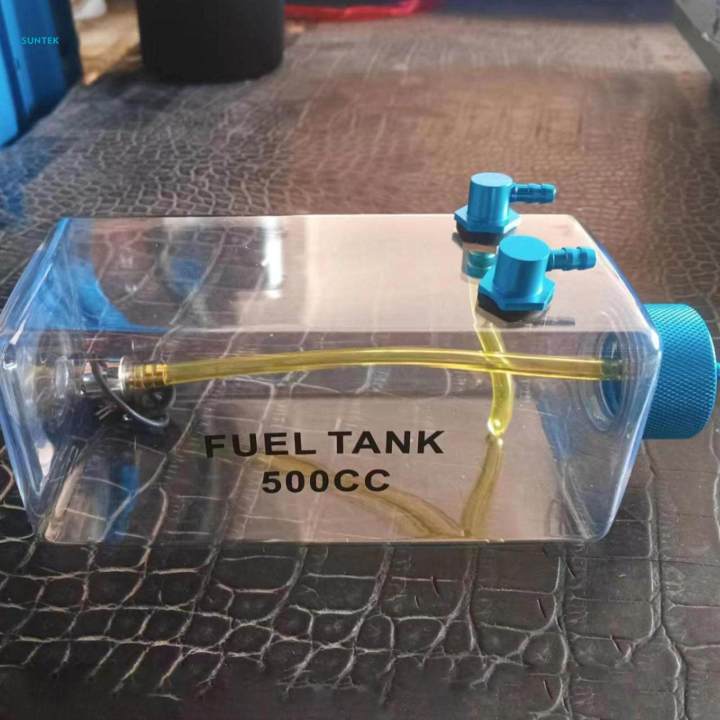 RC Plane Fuel Tank Transparent Fuel Bottle Oil Bottle for Gas Airplane Aircraft 500CC