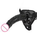 18+ Wearable Strapon Penis for Women Black Dildo Pants Lesbian G Spot Stimulator Adult Standard Size Women Strap Sex Toys for Women. 