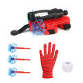 Lumina Spider Gloves Man Web Launcher for Kids Spider Kids Plastic Cosplay Glove Hero Movie Wrist Toy Set Funny Decorate Children Funny Educational Toys. 