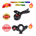 Laptop Power Cable Laptop Power Code 3 Pin Fused 1 M. 