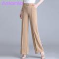 Lady Slacks Full Length ple Casual Loose Long Office Pants. 