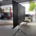 10 Feet Large Projector Screen with Tripod Stand 120″x96″ - Professional Display for Cinema & Presentations. 