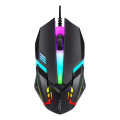 Gaming Mouse T-Wolf V1 7 Colorful Backlight Wired Mouse. 