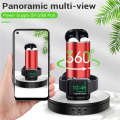 3 Speeds Electric Rotating Display Stand Mirror 360 Degree Video. 
