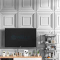house wall renovation geometric 3D wall panel non-self-adhesive 3D wall sticker art ceramic tile wallpaper room bathroom ceiling. 