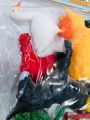 Farm Animal Rubber Animal Set 7 Animals Toys Cat Duck Hen Sheep And More. 